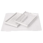 OnDisplay Clik Stackable Interlocking Shoe Box System (Standard Clear/White, Set of 8) - color: Standard Clear/White, size: Set of 8