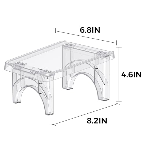 ZHANDEYUA Liquid Laundry Holder, Stand for Laundry Room Organization and Storage, laundry detergent dispenser (Clear) (1Pack)