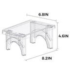 ZHANDEYUA Liquid Laundry Holder, Stand for Laundry Room Organization and Storage, laundry detergent dispenser (Clear) (1Pack)