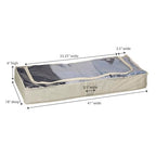 Household Essentials Under Bed Storage Chest, Beige - size: Underbed Chest