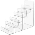 Acrylic Wallet Display Stand Purse Handbag Organizer, Clear Jewelry Riser Display Stand Purse Display Rack, Acrylic Display Shelf for Cosmetic Perfume Jewelry Sunglasses Handbag (6 Tier) - size: 1PCS-6 Tier