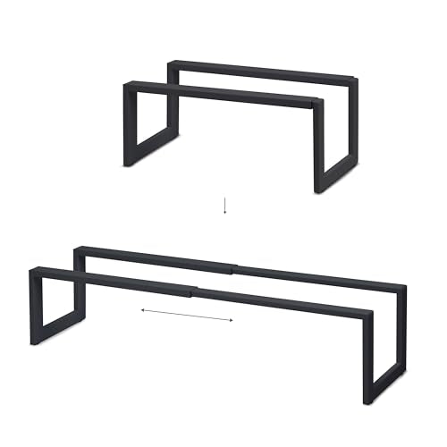 QUALIAZERO 2-Tier Expandable Shoe Rack – Durable Organizer Shelf for Entryways, Bedrooms, Bathrooms, and Laundry Rooms (GALAXY BLACK, 2 PACK) - color: GALAXY BLACK, size: 2 PACK