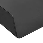 Amazon Basics Rectangular Plastic Desk Organizer, letter size Tray, 2-Pack, 9.7 x 2.2 x 13 inches, Black - color: Black, size: 2 Pack