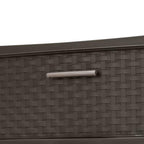 Sterilite Wide 3 Drawer Weave Tower Home Plastic Organizer with Handles, Espresso - Tall Vertical Storage Unit for Bedroom, Closet, Bathroom, Dorm Room, and Office Organization - size: 1 Pack