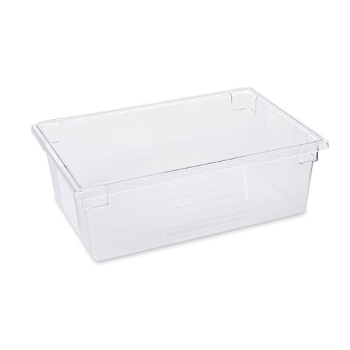 Rubbermaid Commercial Products Food Storage Box/Tote for Restaurant/Kitchen/Cafeteria, 12.5 Gallon, Clear - color: Clear, size: 12.5 Gal, style: Container