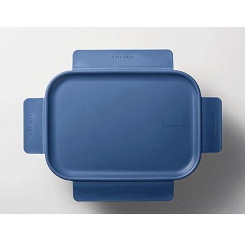 LocknLock LBF405RS7N Modular Plus Food Storage Container,14 set (7 containers & 7 Lids)- Navy - color: Navy, size: 14 set (7 containers & 7 Lids)