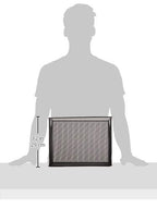 U Brands Desktop Hanging File Organizer, Black Mesh Metal, Letter Size, Steel Wire Document & Folder Organizer for Office Desk, Home, Classroom - size: Letter