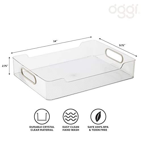 Oggi Cabinet / Drawer Storage Bin (14" x 9.75" x 2.75") - size: 14" x 9.75" x 2.75"