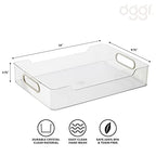 Oggi Cabinet / Drawer Storage Bin (14" x 9.75" x 2.75") - size: 14" x 9.75" x 2.75"