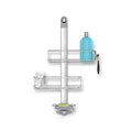 simplehuman Adjustable Shower Caddy, Stainless Steel and Anodized Aluminum - style: Medium