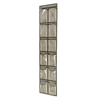 Closet Shoe Organizer Behind Door Hanging Closet Kids Shoe Rack with 12 Clear Large Pockets (12 Pockets-Grey) - color: 12 Pockets-Grey