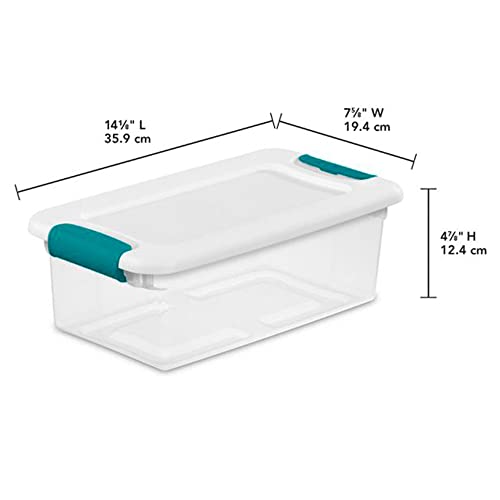 STERILITE 14928012 See Latching Box, Clear, Pack of 1