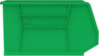 Akro-Mils 30265 AkroBins Plastic Storage Bins, Space-Saving Stackable Bins for Garage, Pantry, Craft Organization, 18-Inch x 8.25-Inch x 9-Inch, Green, 6-Pack - color: Green