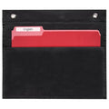 Essex Wares - 1 Pocket File Pocket Chart, Black - Versatile Wall Hanging File Folder Organizer for Classroom, Office, Home, and More - Wall Folder Organizer - Single Pocket - size: 1 Pocket