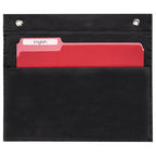 Essex Wares - 1 Pocket File Pocket Chart, Black - Versatile Wall Hanging File Folder Organizer for Classroom, Office, Home, and More - Wall Folder Organizer - Single Pocket - size: 1 Pocket