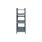 Casual Home 3-Shelf Folding Bookcase, 14" Wide, Slate Gray - color: Slate Gray