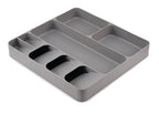 Joseph Joseph DrawerStore Compact Utensil Organizer For Kitchen Drawer Silverware, Flatware Tray, Large, Grey - size: Large, style: Flatware & Utensils Organizer