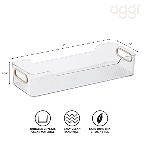Oggi Cabinet / Drawer Storage Bin (14" x 5" x 2.75") - size: 14" x 5" x 2.75"