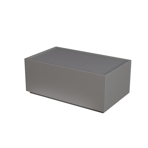 Modern Nightstand Modular Stackable Drawers Modular Storage Bedroom Furniture Set - Bedside Table, Storage Cabinet, Sofa End Table for Bedroom Living Room Hallway Entryway Grey Large - color: Grey, size: Large (26" Width)