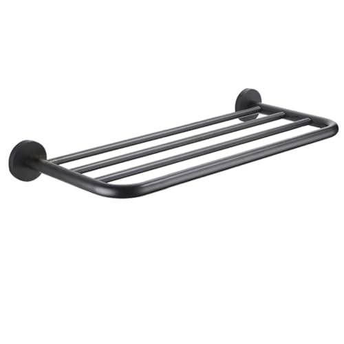 Hotel Towel Racks for Bathroom Wall Mounted, 30 Inch Towel Shelf for Bathroom, 2-Tier Bathroom Towel Rack, Gray - color: Gray, size: 30Inches 2PCS