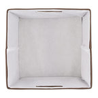 DII Collapsible Polyester Storage Cube, Solid, Lightweight and Durable, Large Square, 13x13x13, Bark Brown - color: Bark Brown, size: Large Square, 13x13x13"