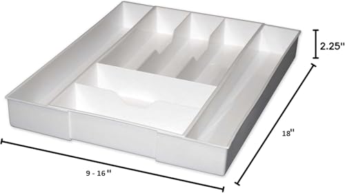 Dial Industries Expandable Silverware, Utensil and Cutlery Kitchen Drawer Organizer Tray - size: Standard Silverware Organizer