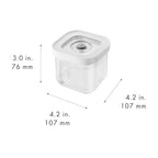 ZWILLING Fresh & Save Cube Box, Plastic, Airtight Dry Food Storage Container, Small Cube, S Container, .34-qt - size: 1 Piece S