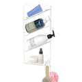 AITEE Acrylic Bathroom Organizer Shower Caddy, Clear Shampoo Holder Wall Mounted with Suction Cup, No Drilling and Rustproof, Sturdy and Durable - One Shelf - style: One Shelf