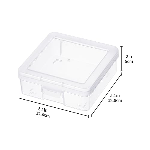 novelinks Plastic Small Storage Bins with Lids for Organizing, Mini Clear Storage Containers and Stackable Storage Box Organizer for Pencil Boxes, Task Boxes, Crayon Boxes (18 Pack Small) - color: 18 Pack Small -Clear
