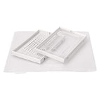 OnDisplay Clik Stackable Interlocking Shoe Box System (Medium Clear/White, Set of 2) - color: Medium Clear/White, size: Set of 2
