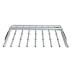 Rubbermaid Configurations Pants Rack Titanium Holds 7 Pairs of Pants Non-Slip Closet Organization and Storage