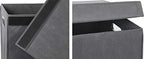 Simple Houseware Double Laundry Hamper with Lid and Removable Laundry Bags, Dark Grey - color: Dark Grey