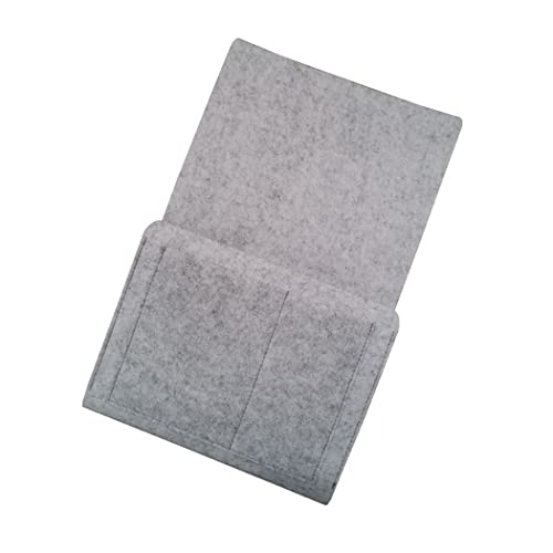 1x Felt Bedside Storage Organizer Anti-Slip Bedside Bag Bed Sofa Side Pouch Hanging Couch Storage Bed Holder Organizer Pockets (Color : D) - color: D