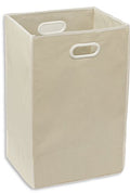 Simple Houseware Foldable Closet Laundry Hamper Basket, Beige - color: Beige