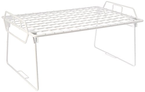 Whitmor Wire Grid Stacking Utility Shelf (Pack of 6) - size: 1-TIER, 10"L x 16"W x 8"H, Pack of 6