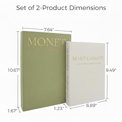 Premium Linen Faux Book Box Set of 2: Aesthetic Book Safe with Hidden Storage for Living Room Console Table & Bookshelf Decor, Home Organizer, Green & Beige, Tallest 10.67in - color: Beige-Green