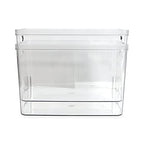 Isaac Jacobs 2-Pack Extra-Large Clear Storage Bins (11.5” L x 14” W x 9” H) w/Cutout Handles, Plastic Organizer for Home, for Kitchen, Fridge, Pantry, BPA Free, Food Safe (2-Pack, Extra-Large) - size: Extra-Large