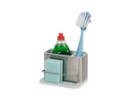 Joseph Joseph Surface Stainless Steel Caddy Sink Area Organizer and Sponge Holder, Stone - color: Light Stone