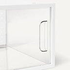 Amazon Basics Stackable and Foldable Clear Shoe Storage Organizer Box, Large, 12-Pack - size: Large