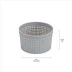 Simplify 10 Piece Organizing Set | Multiple Size Bins | Multipurpose | Office | Desk | Dorm | Bathroom | Storage Basket | Small Items | Accessories | Grey