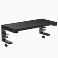 ARES WING 21.7 inches Desk Extender Shelf, 21.7"x 9.8" Versatile Clamp on Desk Shelf, Heavy Duty Desktop Organizer for Gaming and Office Accessories, Black - size: 22", style: no hook