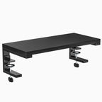 ARES WING 21.7 inches Desk Extender Shelf, 21.7"x 9.8" Versatile Clamp on Desk Shelf, Heavy Duty Desktop Organizer for Gaming and Office Accessories, Black - size: 22", style: no hook