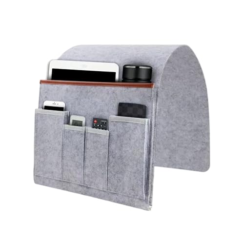 Couch Armrest Storage - Non Slip Organizer Bag, Multifunctional Side Pocket for Remotes, Phones, and Gadgets, Convenient Home Accessory, Perfect for Sofa, and Living Room Use - color: Gray