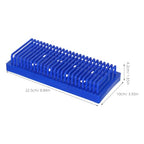Hemobllo Microscope Slide Holder Plastic Rack for Laboratory Sample Storage with Multi-Layer Design Quick Drying Slide Drying Stand Drainage Shelf