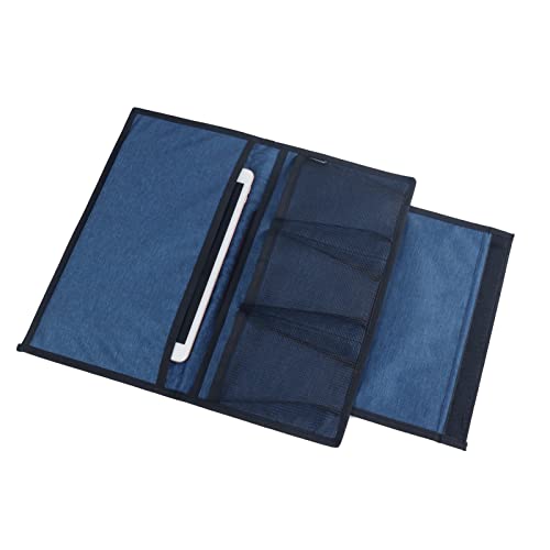 Gloppie Bedside Storage - Table Nightstand & Loft-Bed Caddy with Pockets - Dorm Organizer, Blue - color: Upgrade Blue