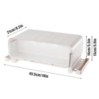 Monitor Stand Riser Small, Computer Monitor Stand with Drawer and Display Minifigures, Computer Desktop Stand with Lights, Removable Elevated Structure, Compatible with Computers, Desktops, and Laptops