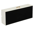 HofferRuffer Valet Jewelry Tray Organizer with Drawer, Faux Leather Storage Catchall Box Phone Charging Station Tray with Dresser Nightstand Desktop Drawer Organizer (White) - color: White