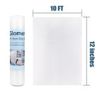 Glomen Shelf Liner, Non-Slip Cabinet Liner, Washable Oil-Proof for Kitchen Cabinet, Shelves, Refrigerator, Storage, Desks, 12 Inches x 10 FT, Non Adhesive Drawers Liner (12 Inches x 10 FT)… - size: 12"W x 120"L