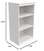 ClosetMaid Modular Storage Shelf Unit with 3 Shelves, White - color: White