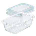 LocknLock LOCK & LOCK Purely Better Glass Bread Baking/Loaf/Meatloaf Pan/Food Storage Container with Lid, 8.5 Inch x 5.5 Inch, Clear - style: Loaf Pan
